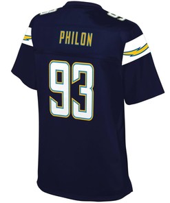 Womens Los Angeles Chargers Darius Philon Nfl Pro Line Team Color Jersey - Robokeg