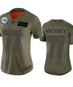 Womens Los Angeles Rams Andrew Whitworth Camo 2019 Salute To Service Limited Jersey - Robokeg