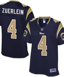 Womens Los Angeles Rams Greg Zuerlein Nfl Pro Line Navy Team Color Jersey - Robokeg
