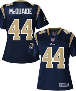 Womens Los Angeles Rams Jake Mcquaide Nfl Pro Line Navy Team Color Jersey - Robokeg
