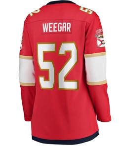 Women's MacKenzie Weegar Red Florida Panthers Home Breakaway Player Jersey Jersey - Robokeg