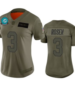 Womens Miami Dolphins Josh Rosen Camo 2019 Salute To Service Limited Jersey - Robokeg