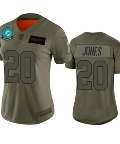 Womens Miami Dolphins Reshad Jones Camo 2019 Salute To Service Limited Jersey - Robokeg