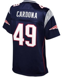 Womens New England Patriots Joe Cardona Nfl Pro Line Navy Team Color Jersey - Robokeg