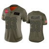 Womens New England Patriots Joejuan Williams Camo 2019 Salute To Service Limited Jersey - Robokeg