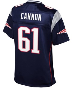 Womens New England Patriots Marcus Cannon Nfl Pro Line Navy Team Color Jersey - Robokeg
