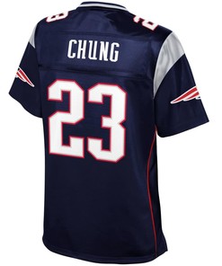 Womens New England Patriots Patrick Chung Nfl Pro Line Navy Team Color Jersey - Robokeg