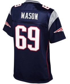 Womens New England Patriots Shaq Mason Nfl Pro Line Navy Team Color Jersey - Robokeg