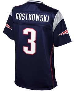 Womens New England Patriots Stephen Gostkowski Nfl Pro Line Navy Team Color Jersey - Robokeg