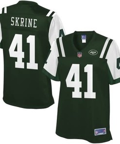 Womens New York Jets Buster Skrine Nfl Pro Line Team Color Jersey - Robokeg