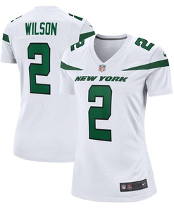 Womens New York Jets Zach Wilson White 2021 Nfl Draft First Round Pick Game Jersey Gift For New York Jets Fans - Robokeg
