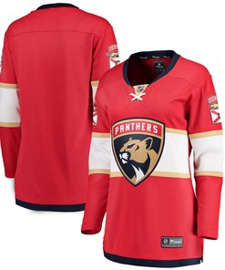 Women's Red Florida Panthers Breakaway Home Jersey Jersey - Robokeg