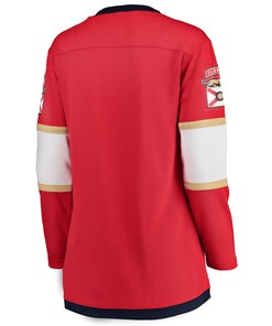 Women's Red Florida Panthers Breakaway Home Jersey Jersey - Robokeg