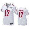 Womens San Francisco 49ers Emmanuel Sanders White Super Bowl Liv Game Jersey - Robokeg