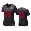 Womens San Francisco 49ers George Kittle Black Super Bowl Liv Game Jersey - Robokeg