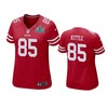 Womens San Francisco 49ers George Kittle Scarlet Super Bowl Liv Game Jersey - Robokeg