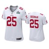 Womens San Francisco 49ers Richard Sherman White Super Bowl Liv Game Jersey - Robokeg