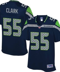 Womens Seattle Seahawks Frank Clark Nfl Pro Line Team Color Jersey - Robokeg