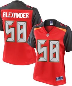 Womens Tampa Bay Buccaneers Kwon Alexander Nfl Pro Line Team Color Jersey - Robokeg