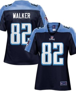 Womens Tennessee Titans Delanie Walker Nfl Pro Line Navy Team Color Jersey - Robokeg