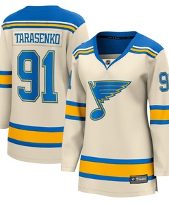 Women's Vladimir Tarasenko Cream St. Louis Blues 2022 Winter Classic Breakaway Player Jersey Jersey - Robokeg