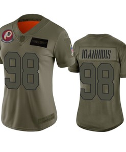 Womens Washington Redskins Matt Ioannidis Camo 2019 Salute To Service Limited Jersey - Robokeg