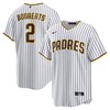 Xander Bogaerts 2 San Diego Padres Home Player Men Jersey - White/Brown - Robokeg