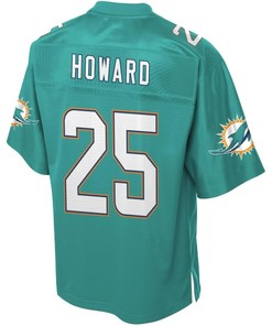 Xavien Howard Miami Dolphins Nfl Pro Line Youth Player Jersey - Aqua - Robokeg