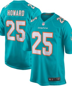 Xavien Howard Miami Dolphins Player Game Jersey - Aqua Nfl - Robokeg