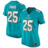 Xavien Howard Miami Dolphins Womens Game Jersey - Aqua Nfl - Robokeg