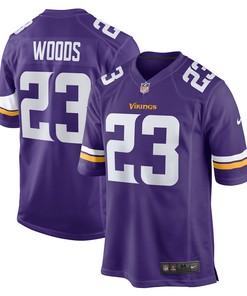 Xavier Woods Minnesota Vikings Game Jersey - Purple Nfl - Robokeg