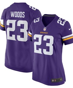 Xavier Woods Minnesota Vikings Womens Game Jersey - Purple Nfl - Robokeg