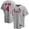 Yadier Molina #4 St Louis Cardinals 2020 Mlb Gray Jersey - Robokeg