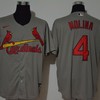 Yadier Molina #4 St Louis Cardinals 2020 Mlb Grey Jersey - Robokeg