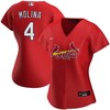 Yadier Molina #4 St Louis Cardinals 2020 Mlb Red Womens Jersey - Robokeg