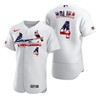 Yadier Molina #4 St Louis Cardinals 2020 Mlb White Us Flag Jersey - Robokeg