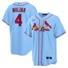 Yadier Molina 4 St. Louis Cardinals Alternate Men Jersey - Light Blue - Robokeg