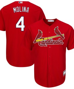 Yadier Molina St. Louis Cardinals Big & Tall Replica Player Jersey - Red Mlb - Robokeg
