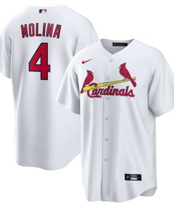 Yadier Molina St. Louis Cardinals Home Replica Player Name Jersey - White Mlb - Robokeg