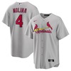 Yadier Molina St Louis Cardinals Road Replica Player Name Jersey Gray Mlb - Robokeg