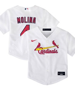 Yadier Molina St. Louis Cardinals Toddler Home Replica Player Jersey - White Mlb - Robokeg