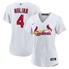 Yadier Molina St Louis Cardinals Womens Home Replica Player Jersey White Mlb - Robokeg