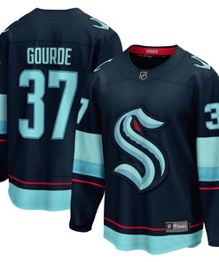 Yanni Gourde Seattle Kraken Fanatics Branded Home Premier Breakaway Player Jersey - Deep Sea Blue Nhl - Robokeg