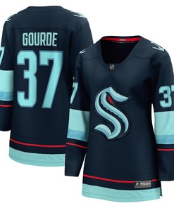 Yanni Gourde Seattle Kraken Fanatics Branded Womens Home Breakaway Player Jersey - Navy Nhl - Robokeg