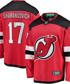 Yegor Sharangovich New Jersey Devils Fanatics Branded 2017/18 Home Breakaway Replica Jersey - Red Nhl - Robokeg