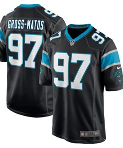 Yetur Gross-matos Carolina Panthers Player Game Jersey - Black Nfl - Robokeg
