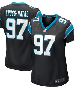 Yetur Gross-matos Carolina Panthers Womens Game Jersey - Black Nfl - Robokeg