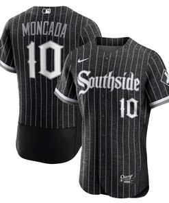 Yoan Moncada Chicago White Sox 2021 City Connect Authentic Player Jersey - Black Mlb - Robokeg