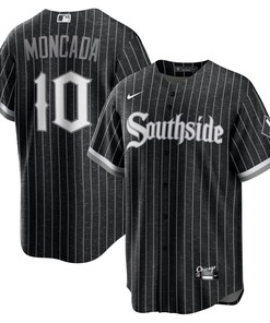 Yoan Moncada Chicago White Sox 2021 City Connect Replica Player Jersey - Black Mlb - Robokeg