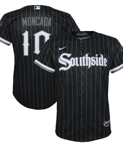 Yoan Moncada Chicago White Sox 2021 City Connect Replica Player Jersey - Black Mlb Ver 1 - Robokeg